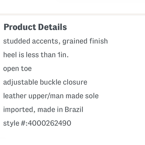 Matisse Star Crossed Flat Sandals Naked Leather Made in Brazil Women’s Size 6 - Picture 9 of 9